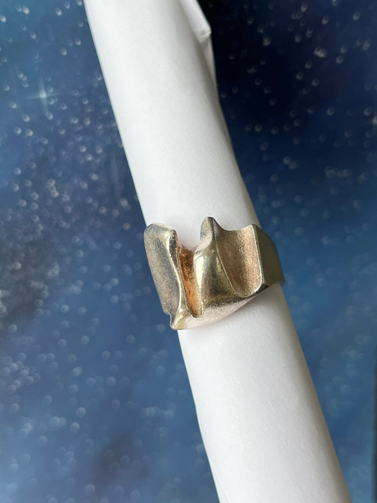 Lapponia zilveren ring, Sieraden, Tassen en Uiterlijk, Gebruikt, Ophalen of Verzenden, 17 tot 18, Dame