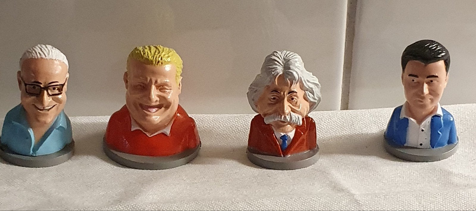 Johan Derksen poppetjes,  Voetbal inside, set, Ophalen of Verzenden, Zo goed als nieuw