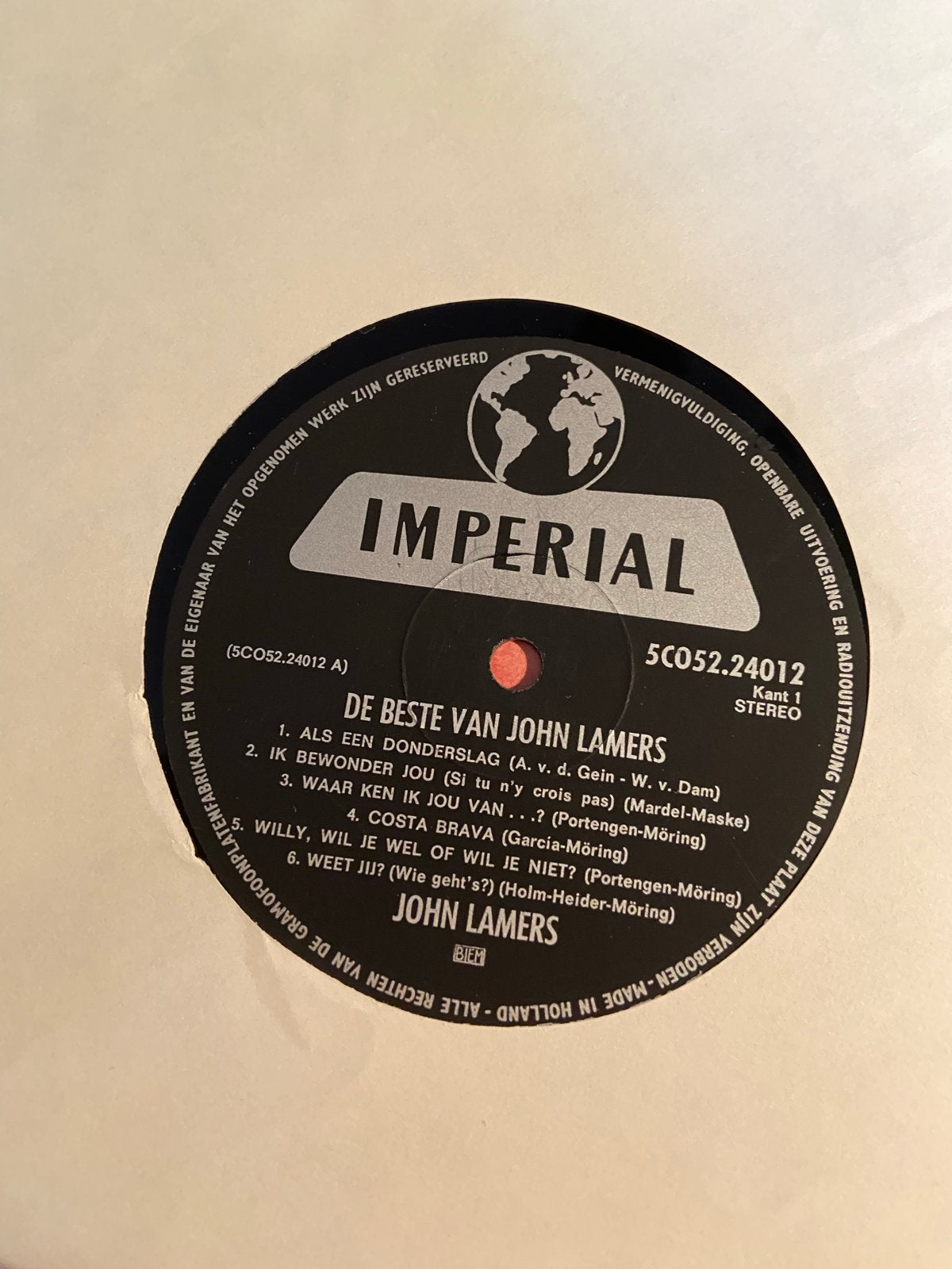 John Lamers - De Beste Van John Lamers LP (Pop, Levenslied), LP, Gebruikt, Ophalen of Verzenden, Pop