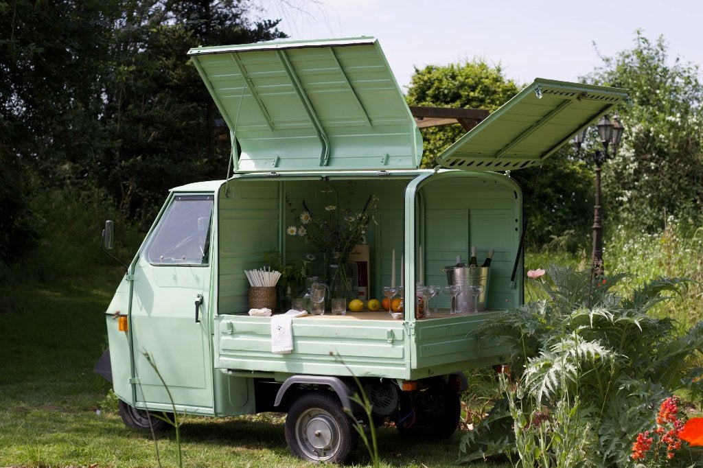 Piaggio Ape op jullie evenement! (bar, koffiebar, candybar), Ophalen, Zo goed als nieuw, Overige
