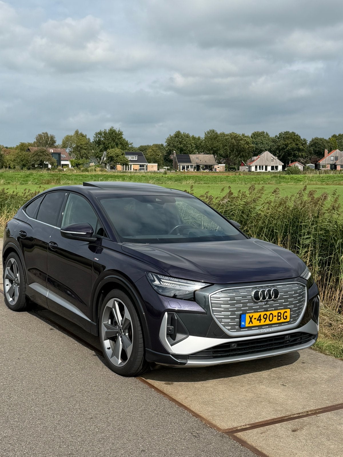 Audi Q4 e-tron 50 Quattro Sportsback 77kWh 299pk 2021, Auto's, 495 min, Overige kleuren, 33 min, 2115 kg