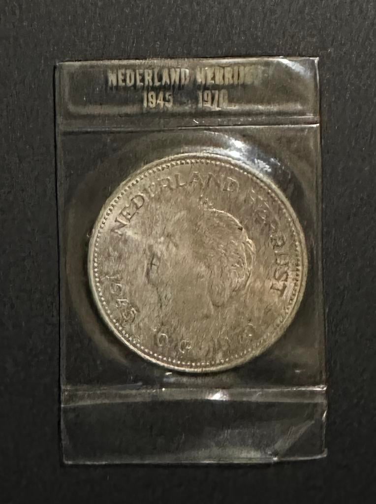 Zilveren “ tientje” 10 gulden uit 1970, Postzegels en Munten, Munten | Nederland, Ophalen, Koningin Juliana, 10 gulden