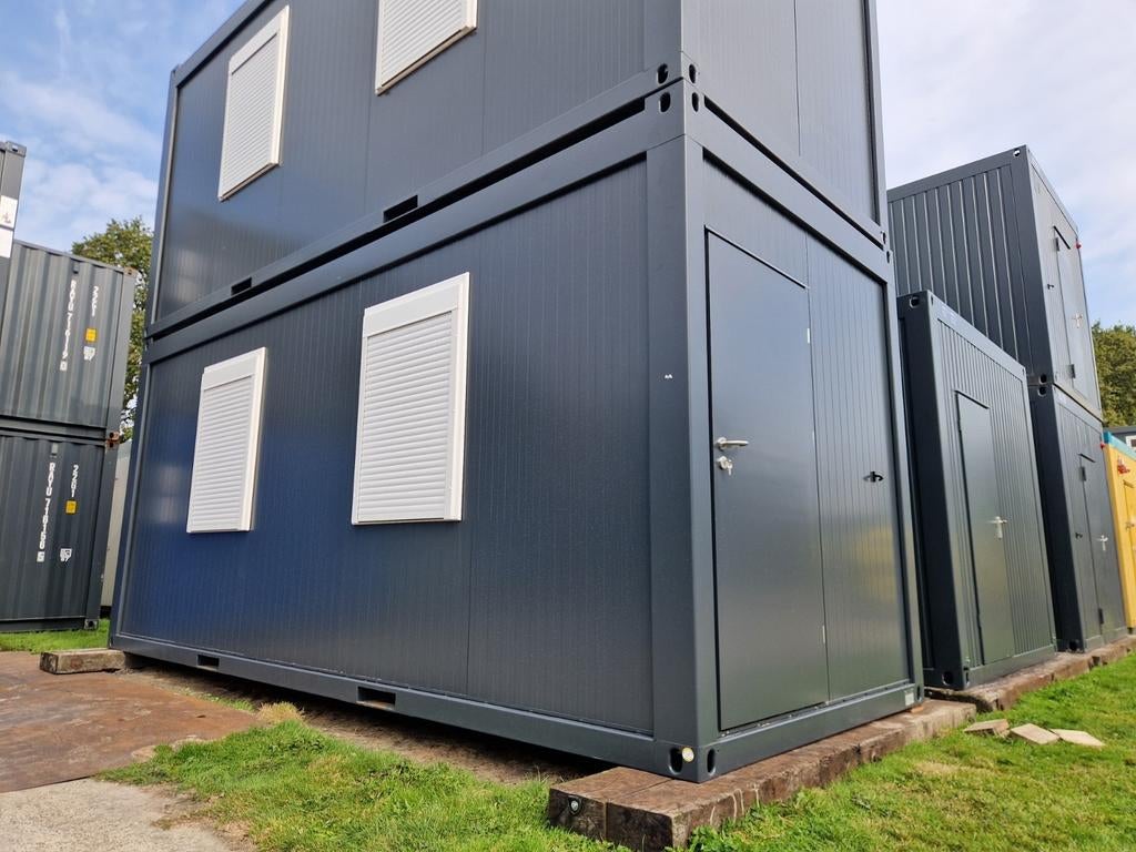 Nieuwe 20fts kantoorunit / bouwkeet / schaftkeet / woonunit, Ophalen