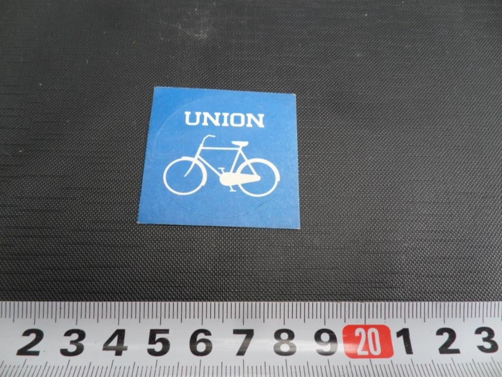 sticker UNION fiets, Verzamelen, Ophalen, Zo goed als nieuw