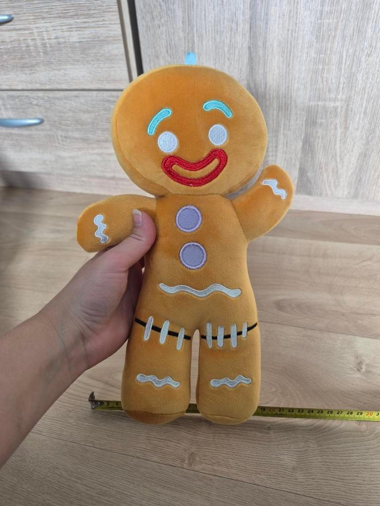 Gingerbread koekje gingerbread man knuffel shrek, Ophalen of Verzenden, Zo goed als nieuw, Overige typen
