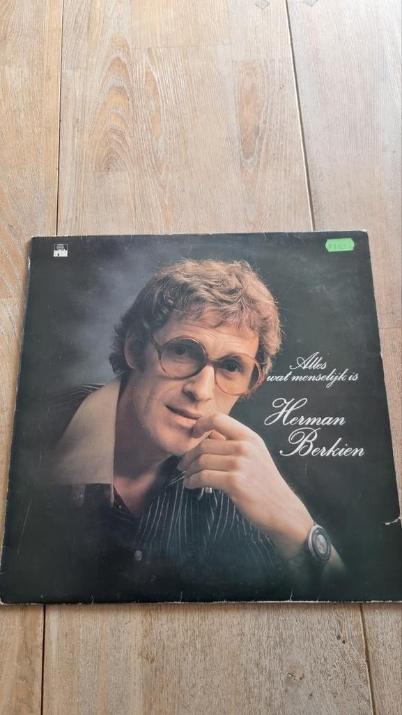 Herman Berkien - Alles Wat Menselijk Is LP, Cd's en Dvd's, Ophalen of Verzenden, Zo goed als nieuw, 12 inch, Singer-songwriter