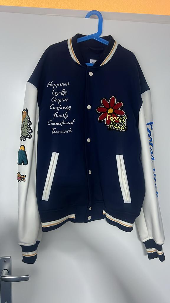 Zara Baseball Jas - Maat S, Ophalen of Verzenden, Zo goed als nieuw, Maat 46 (S) of kleiner, Blauw
