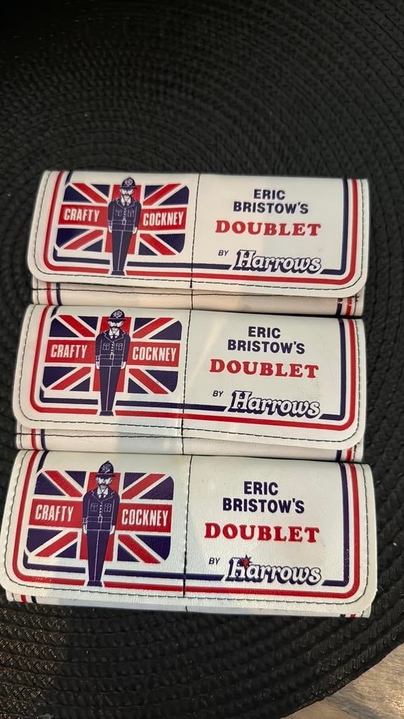 3x Harrows Wallet Eric Bristow nieuwstaat, Sport en Fitness, Darts, Ophalen of Verzenden, Nieuw, Overige typen