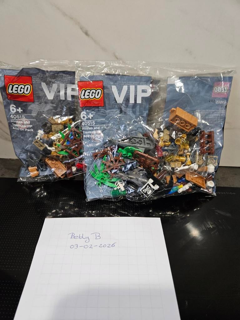 40515 pirates treasure vip 2x, Kinderen en Baby's, Speelgoed | Duplo en Lego, Ophalen