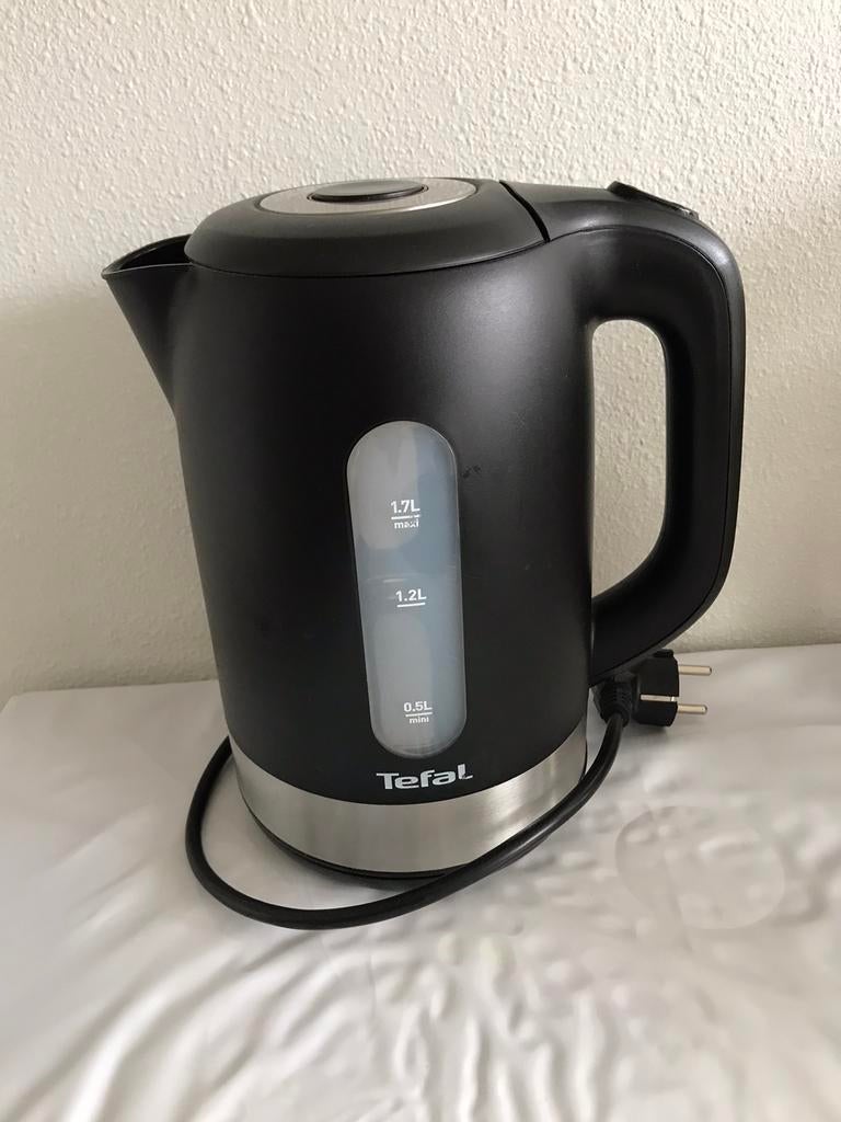 Waterkoker Tefal, 1 tot 2 liter, Ophalen of Verzenden, Refurbished, Rvs
