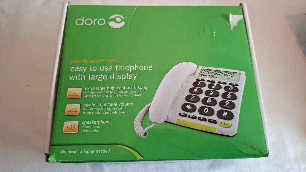 Doro PhoneEasy 311cs Telefoon - Nieuw, Ophalen of Verzenden, Nieuw, Met draaischijf