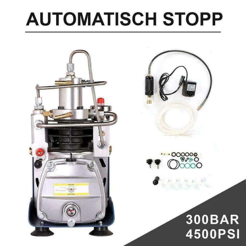 PCP Compressor Instelbare druk Aut-Stop & Alarm 300 Bar, Ophalen of Verzenden, Nieuw