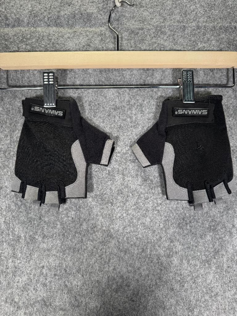 SAWANS Fingerless Workout/Cycling Gloves – Black/Grey, Ophalen of Verzenden, Gedragen