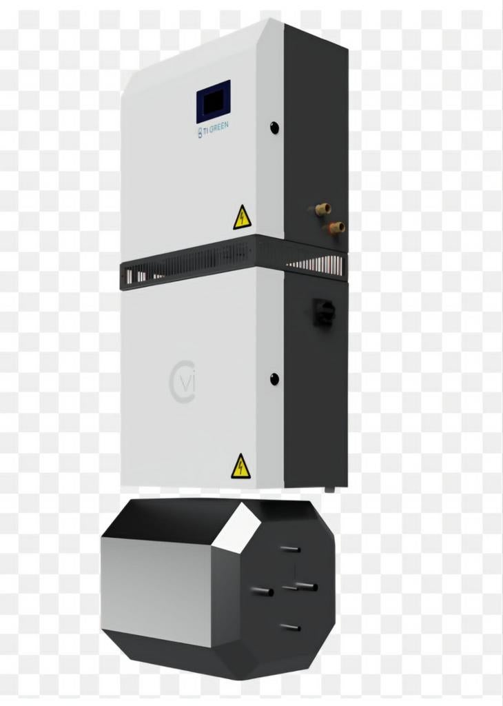 Electrische cv ketel 9kwu, Doe-het-zelf en Verbouw, Ophalen, Hoog rendement (Hr), Cv-ketel of Combi-ketel, Zo goed als nieuw