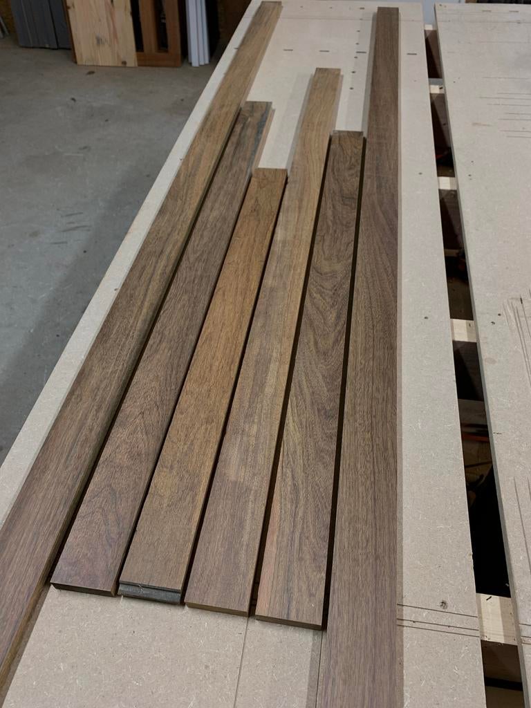 Groenhart / Ipé hardhout planken, Doe-het-zelf en Verbouw, Hout en Planken, Ophalen, Minder dan 25 mm, Nieuw, Plank