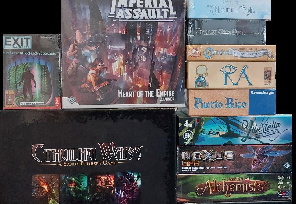 Bordspellen uitverkoop, Hobby en Vrije tijd, Gezelschapsspellen | Bordspellen, Vijf spelers of meer, Ophalen of Verzenden, Nieuw