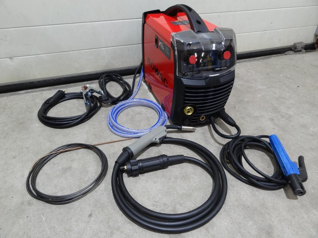 NIEUW Mig/Mag laspparaat Rowac Mig 200p DUBBEL PULSE! 230V, Ophalen of Verzenden, Nieuw, 150 tot 250 ampère, Co2