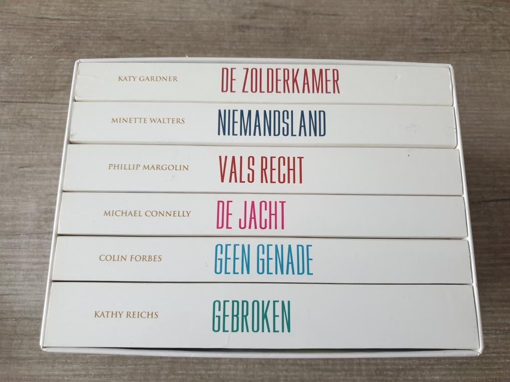 Boekenbox met 6, Ophalen of Verzenden, Gelezen, Diverse auteurs