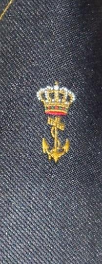 Koninklijke Marine stropdas met anker in het midden, Ophalen of Verzenden, Marine, Nederland, Kleding of Schoenen