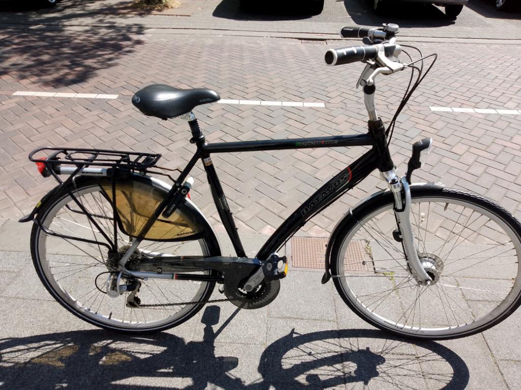 Batavus Tricolore h57 herenfiets /tourfiets, Fietsen en Brommers, Ophalen, Gebruikt, Versnellingen, Batavus