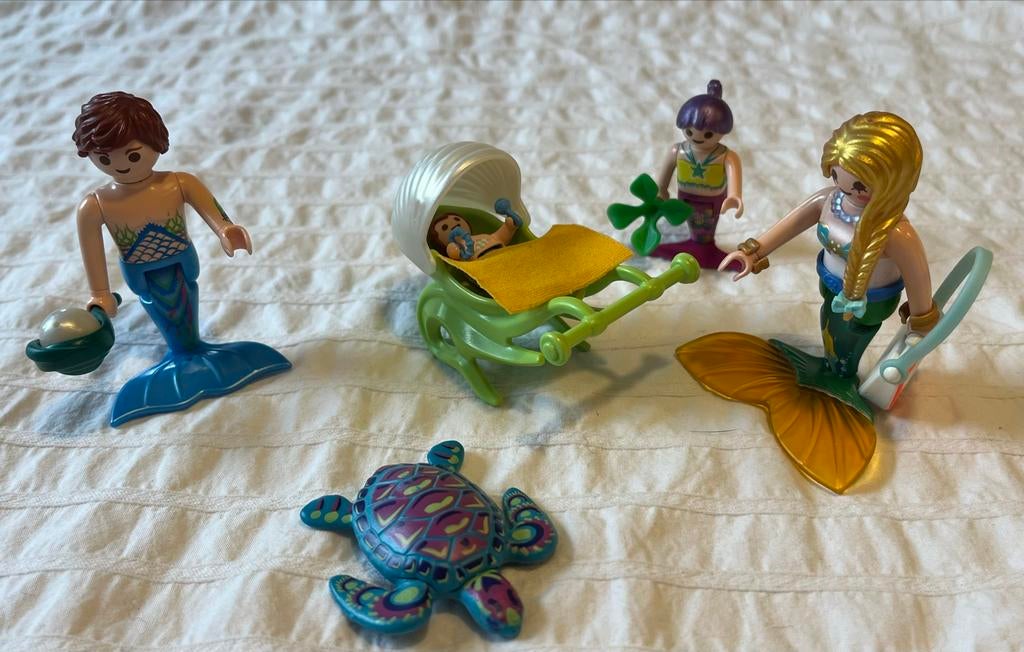 Playmobil 70100 Magic Meerminnenfamilie - Compleet!, Ophalen of Verzenden, Gebruikt, Complete set
