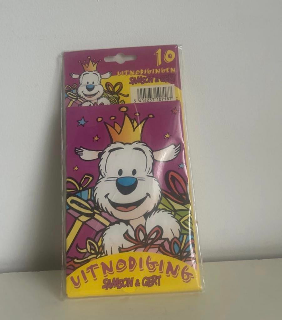 Samson en Gert verjaardag uitnodigen, Ophalen of Verzenden, Zo goed als nieuw