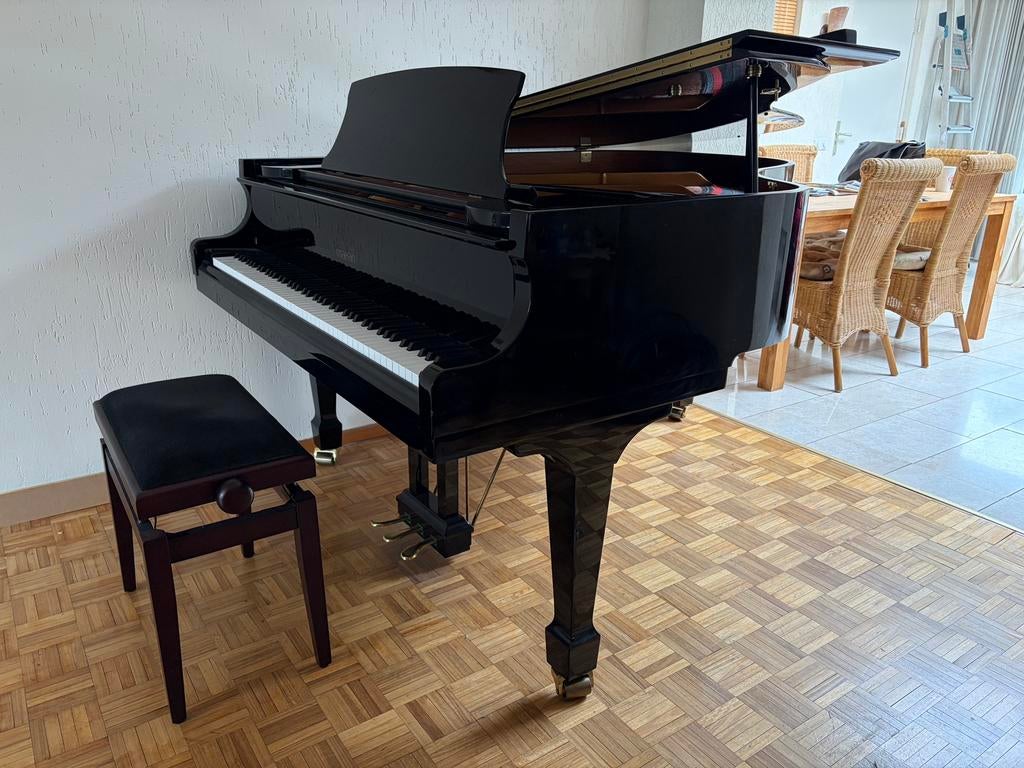 Prachtige kleine vleugel Maeari, Muziek en Instrumenten, Piano's, Ophalen, Zo goed als nieuw, Zwart, Vleugel