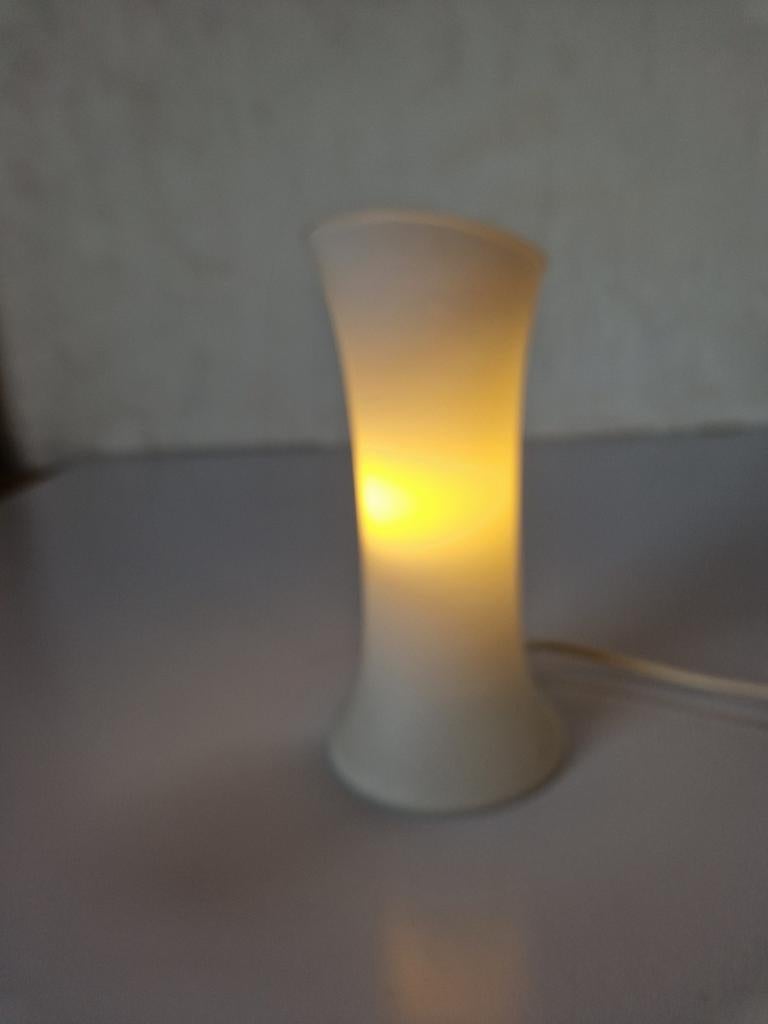 Sce hurricane lamp jaren 80 melkglas design, Huis en Inrichting, Sce, Onbekend, Ophalen of Verzenden, Onbekend