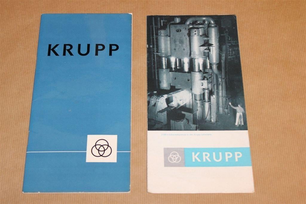 2 oude reclame-uitgaven Krupp - circa 1960 !1, Boeken, Catalogussen en Folders, Ophalen of Verzenden, Zo goed als nieuw