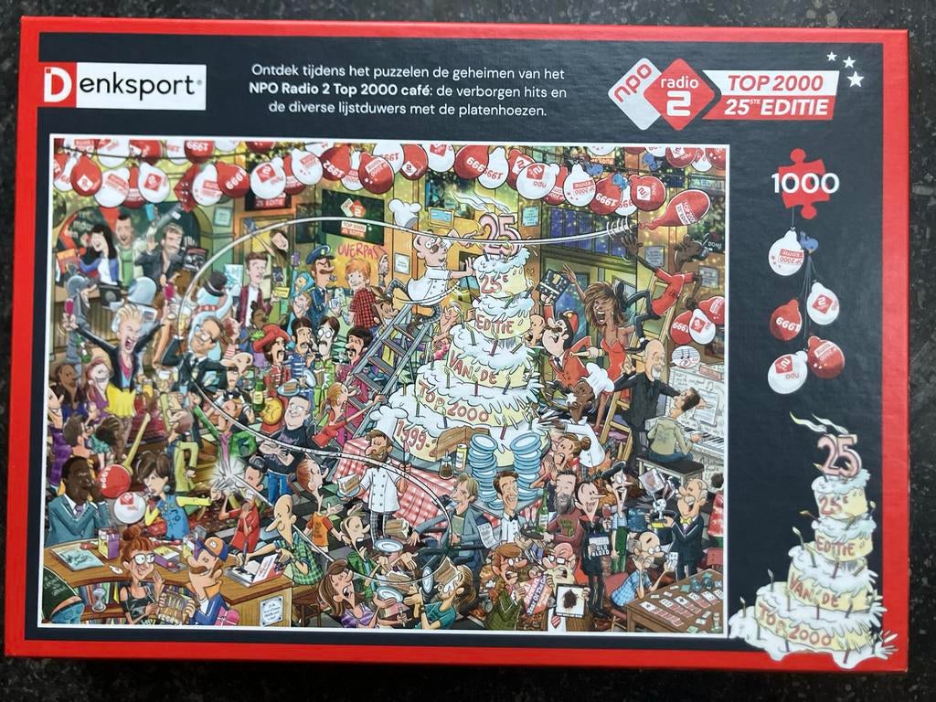 Denksport Top 2000 Legpuzzel - 1000 stukjes, Ophalen, 500 t/m 1500 stukjes, Zo goed als nieuw, Legpuzzel