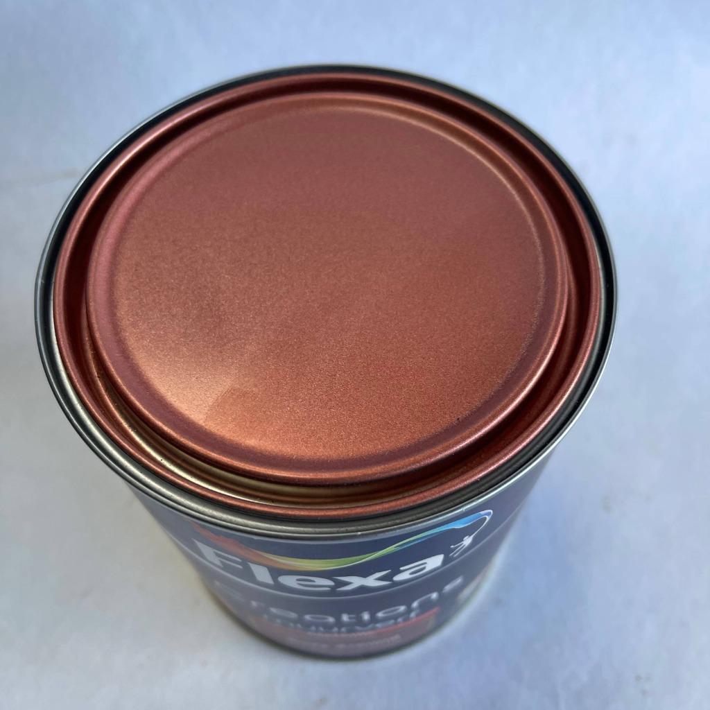 Flexa Creations Muurverf Buzz Around Metallic Rood 1L, Flexa, Flexa, Nieuw, Ophalen of Verzenden