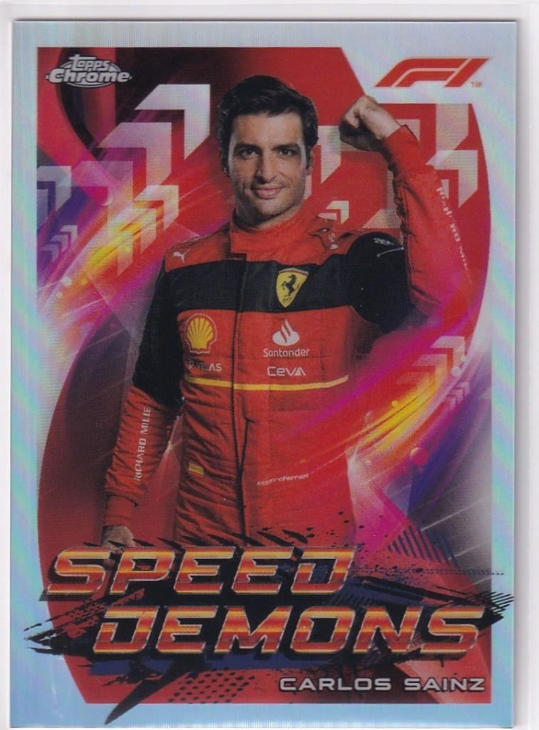Carlos Sainz Speed Demons Refractor #SD-CS, Verzamelen, Automerken, Motoren en Formule 1, Verzenden, Nieuw, Formule 1