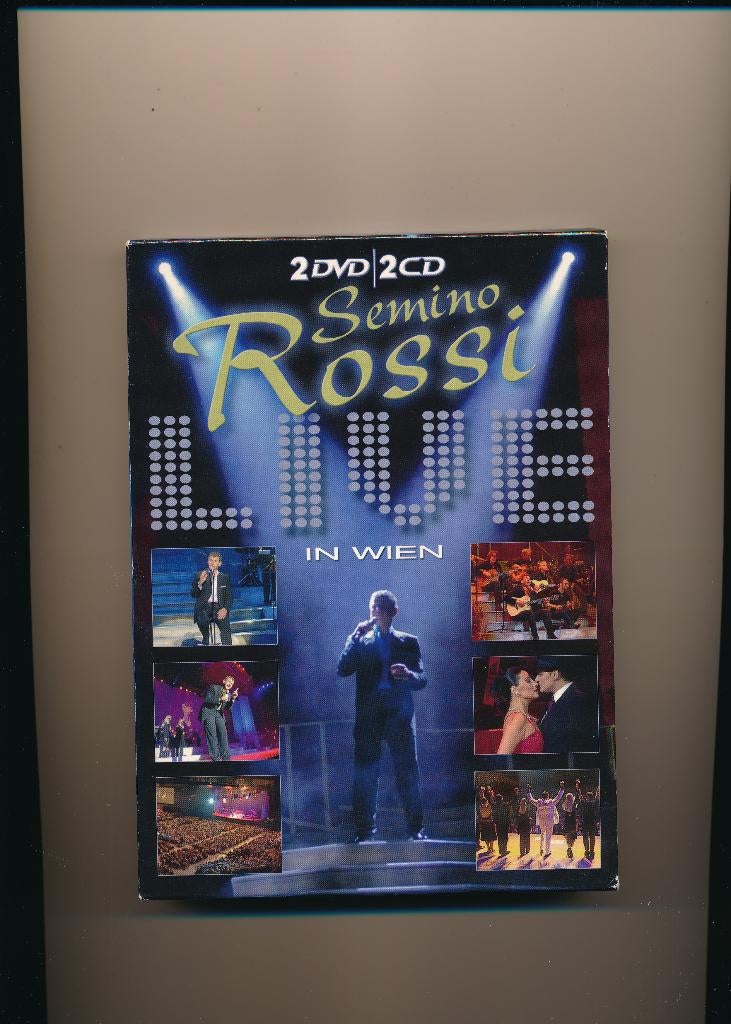 Semino Rossi - Live in Wien - 2 DVD 2 CD, Alle leeftijden, Ophalen of Verzenden, Zo goed als nieuw, Muziek en Concerten