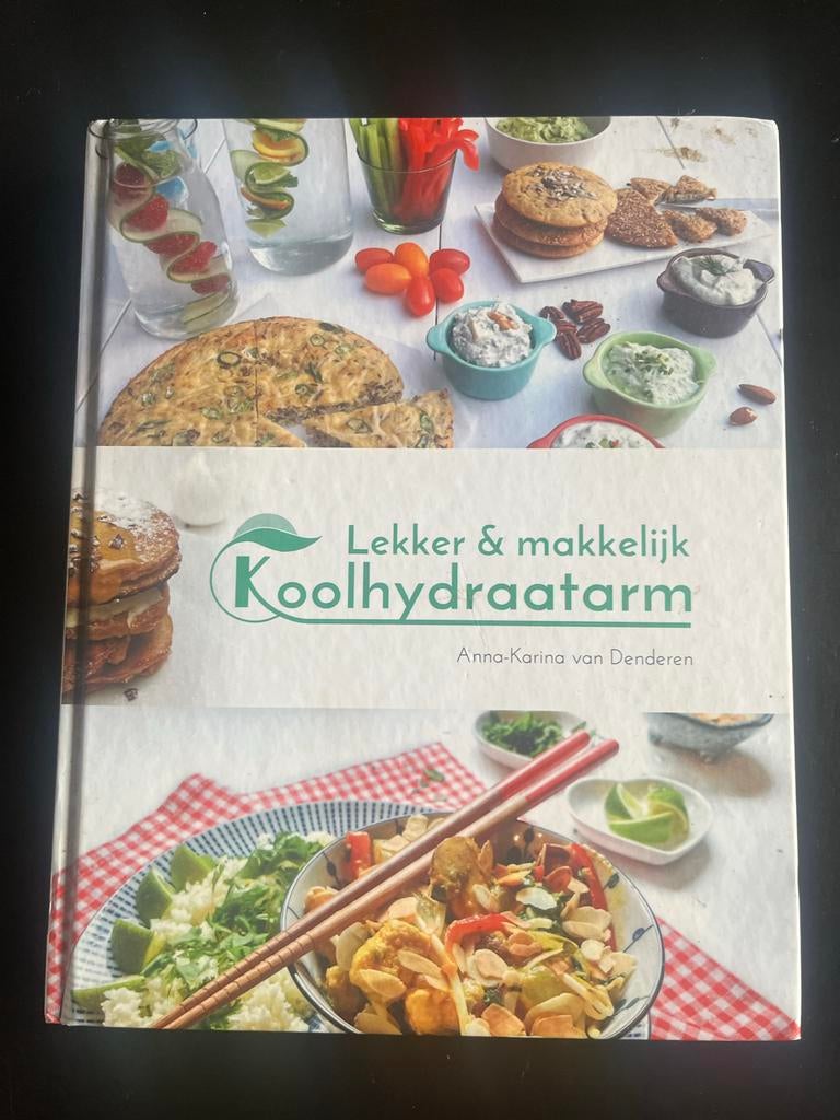 2 Kookboeken: Koolhydraatarm & Buurttafel Favorieten, Ophalen, Voorgerechten en Soepen, Zo goed als nieuw, Gezond koken