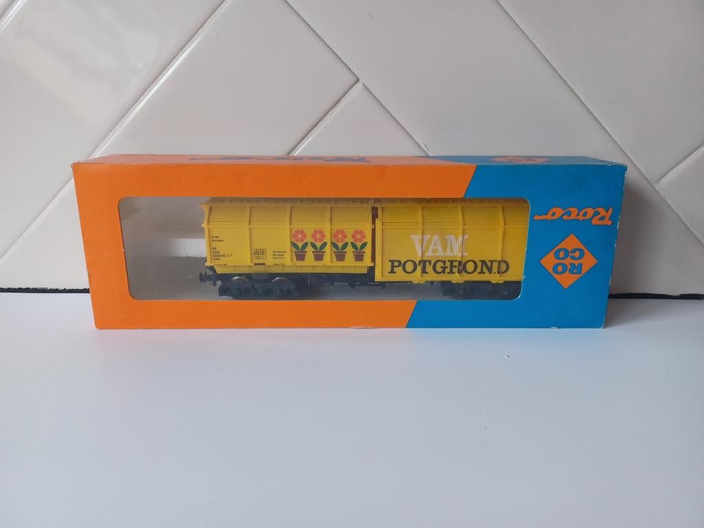 Roco HO 4368C VAM Potgrondwagon, Gelijkstroom, Wagon, Ophalen of Verzenden, Zo goed als nieuw