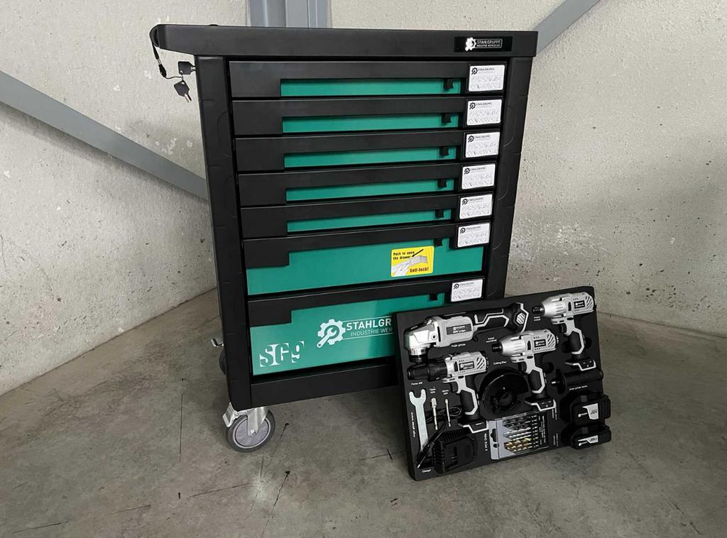 Combideal / Gereedschapswagen en Elektrisch gereedschap, Ophalen, Nieuw