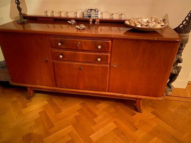origineel dressoir jaren 50, fabulous fifties, politoer, Ophalen, Huis en Inrichting