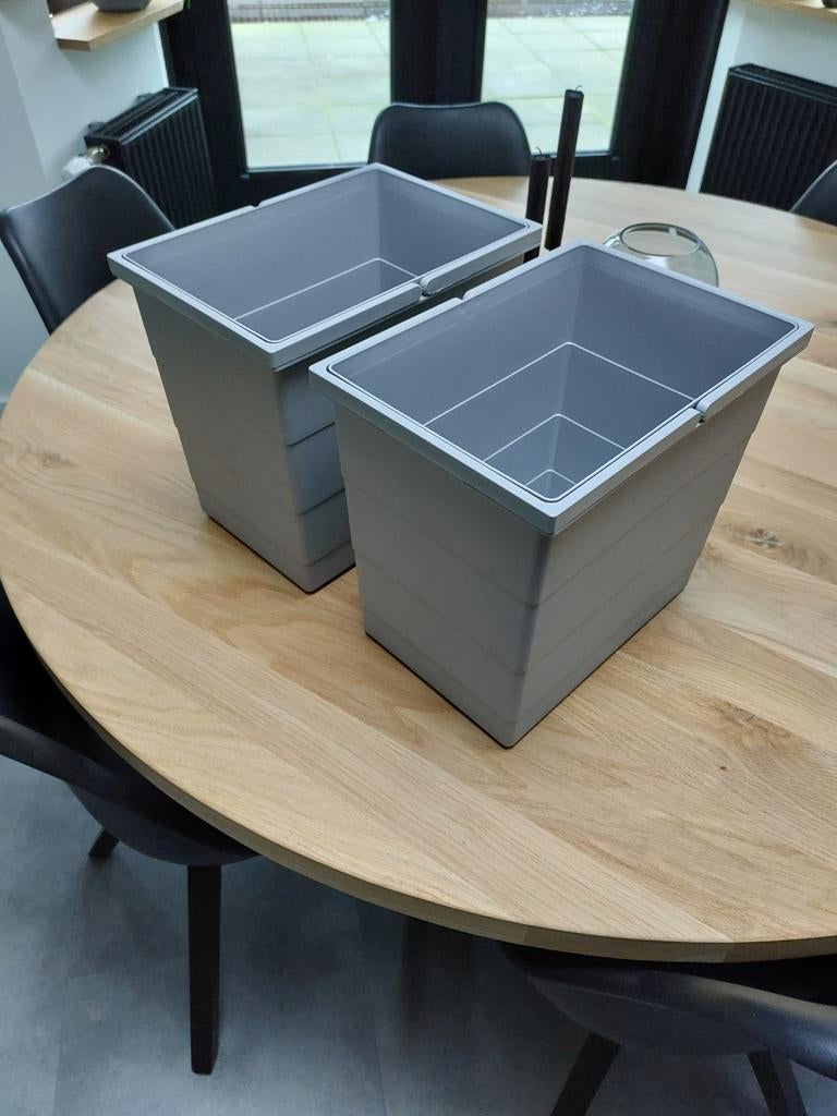Hailo Prulebakjes - 2 stuks, Kunststof, Gebruikt, Ophalen of Verzenden, Minder dan 10 liter