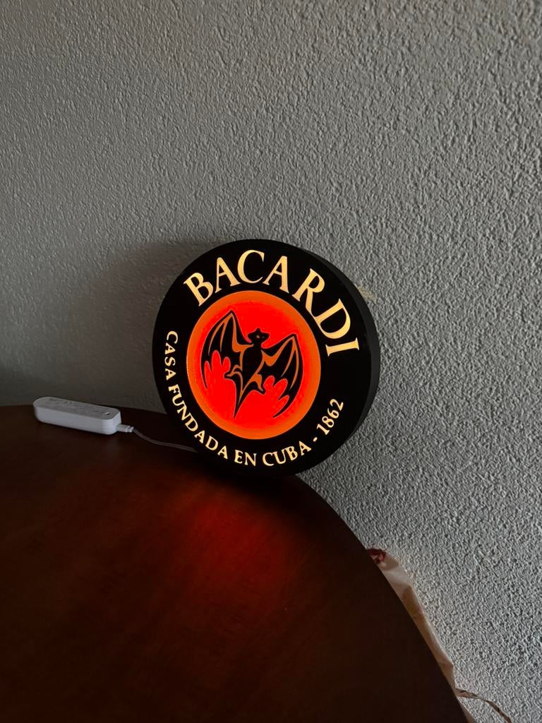 Led lamp (bacardi logo), Led-lamp, Minder dan 30 watt, Nieuw, E27 (groot)