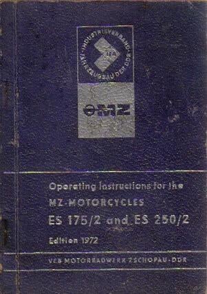 MZ Trophy ES 175/2 + ES 250/2 manual handleiding (5100z), Motoren, Ophalen of Verzenden, Overige merken