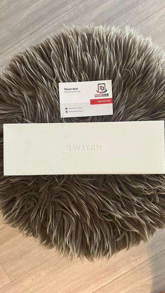 APPLE Watch Series 9 Cellular 45 mm Zilver Roestvrijstalen, Apple, Apple, IOS, Ophalen of Verzenden
