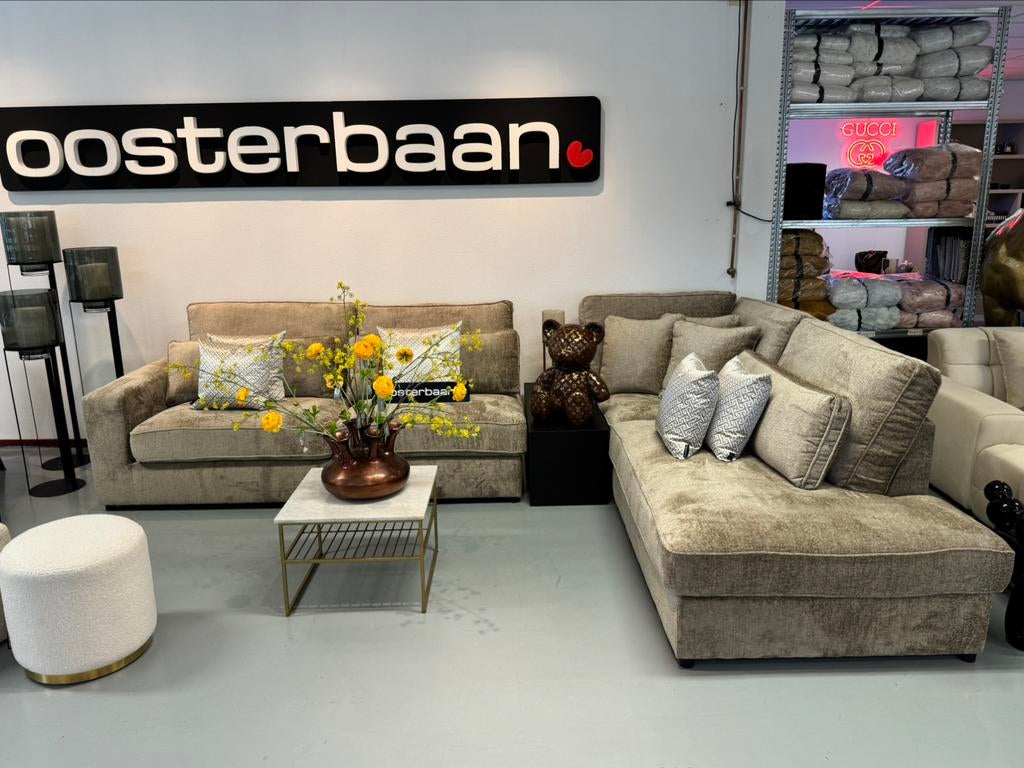 Luxd Velvet Teddy Hoekbank Pocket 310x250cm NIEUW - Uniek, Info@oosterbaanwonen.nl, Venus 31 8448CE Heerenveen, Hoekbank, Oosterbaan Wonen