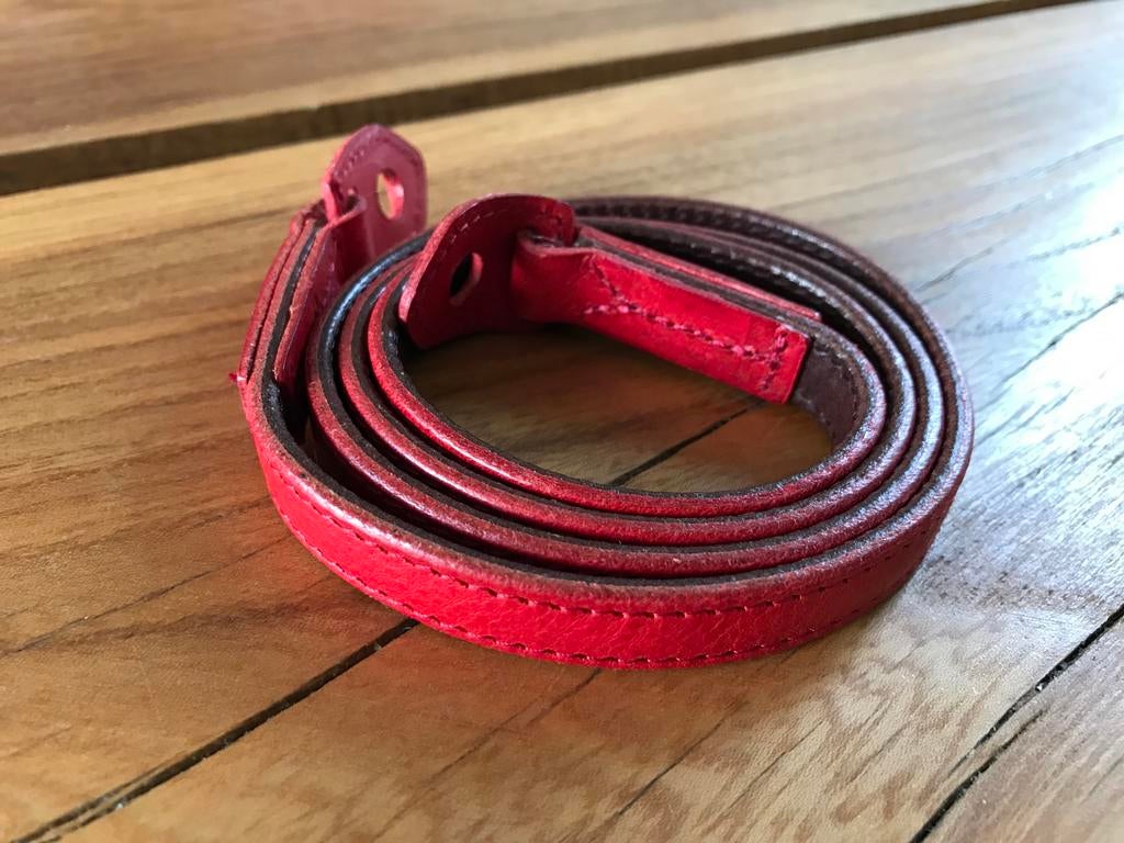 Nieuw Artisan & Artist Japan Leren Strap Rood Leica M, Ophalen of Verzenden, Nieuw