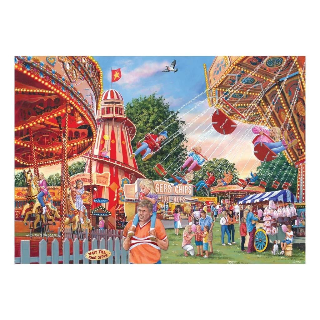 Puzzel 1000 stukjes "Fun at the Fair" House of Puzzles, Ophalen of Verzenden, 500 t/m 1500 stukjes, Nieuw