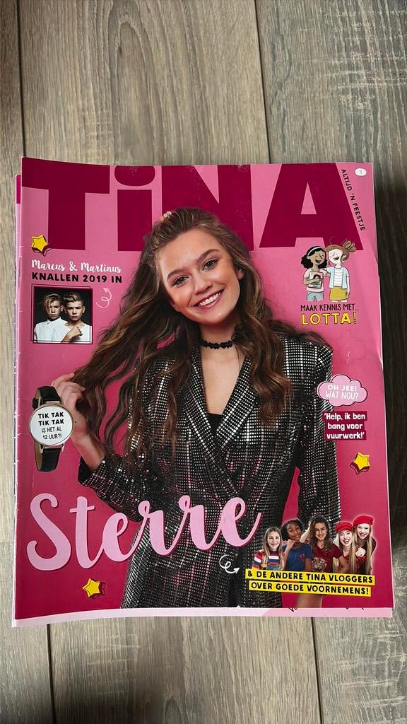 Jaargang 2019 Tina tijdschriften, Boeken, Tijdschriften en Kranten, Ophalen of Verzenden, Zo goed als nieuw, Damesbladen