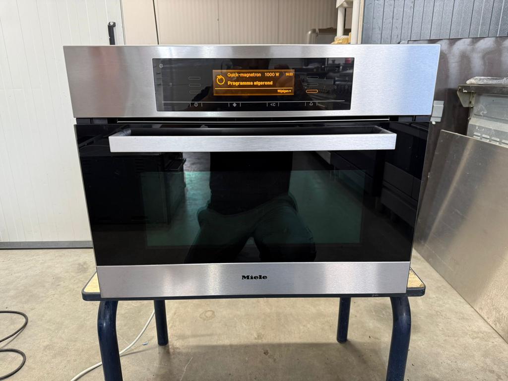 Miele H5080BM Combimagnetron - Topstaat!, Hete lucht, Ophalen of Verzenden, Zo goed als nieuw, Oven met grill