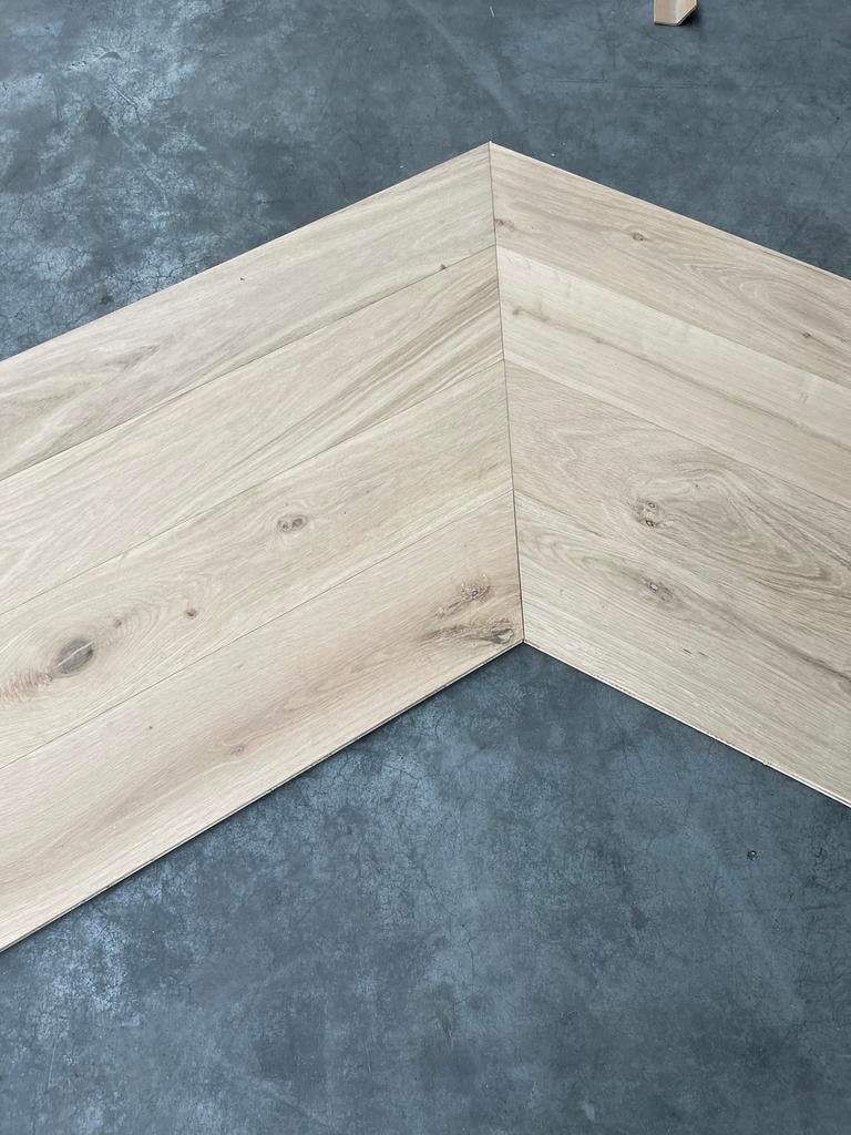 500m2 Houten vloer Hongaarse punt 75x15 €42,5 per m2 inc btw, Doe-het-zelf en Verbouw, Parket, Nieuw, Ophalen of Verzenden, 10 m² of meer