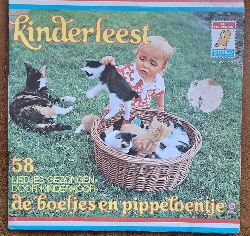 Kinderkoor de Boefjes en Pippeloentje - Dubbel Vinyl, Cd's en Dvd's, Ophalen of Verzenden