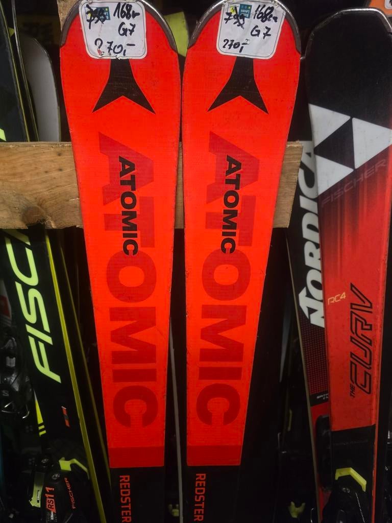 168cm ATOMIC REDSTER G7 NP.799€, 160 tot 180 cm, Ophalen of Verzenden, Zo goed als nieuw, Carve