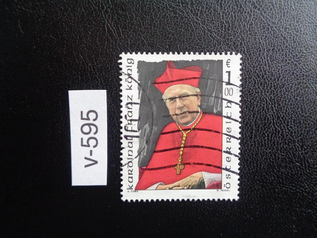 oostenrijk - kardinaal franz koning 2004 (v-595), Ophalen of Verzenden, Gestempeld